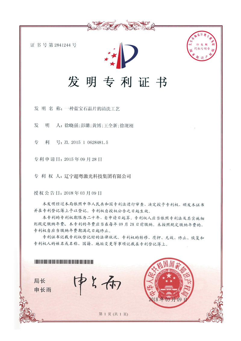 Intellectual Property Certificates