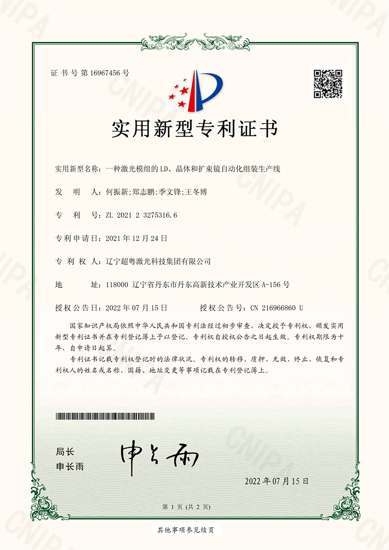 Intellectual Property Certificates