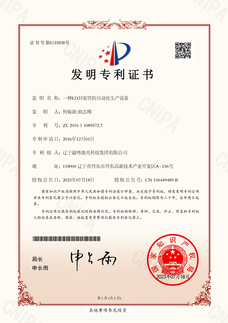 Intellectual Property Certificates